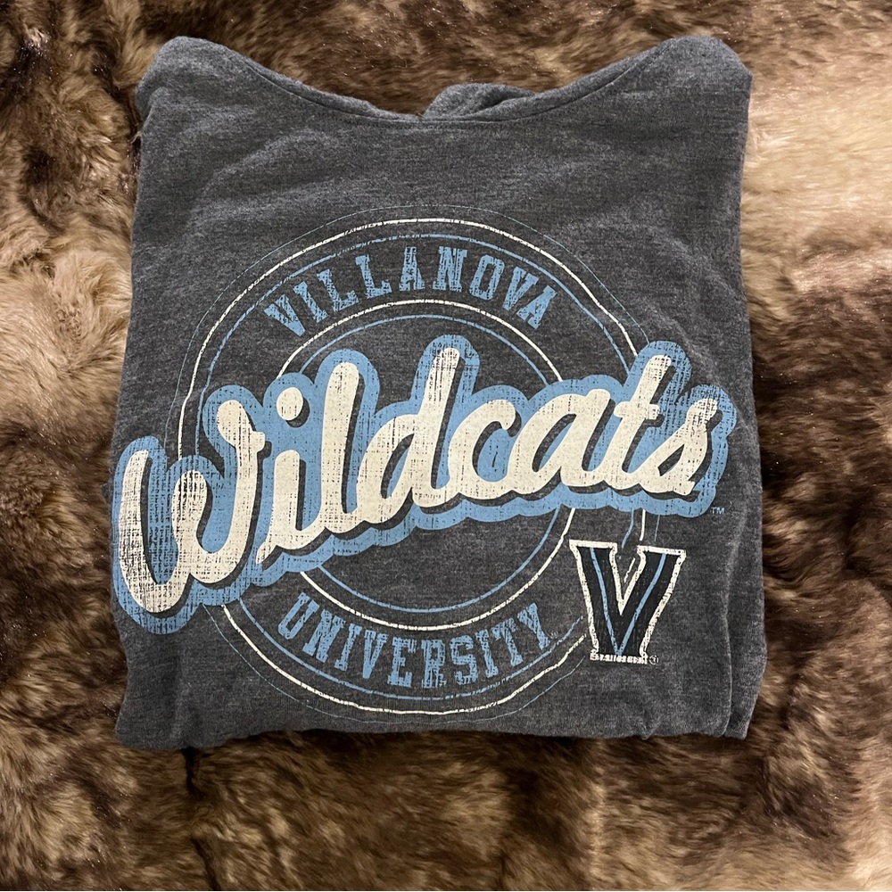 Womens Villanova Cropped Lightweight Hoodie